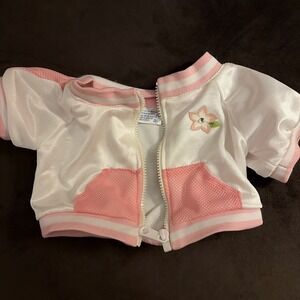 Build A Bear Pink Floral Jacket Track Top Clothes